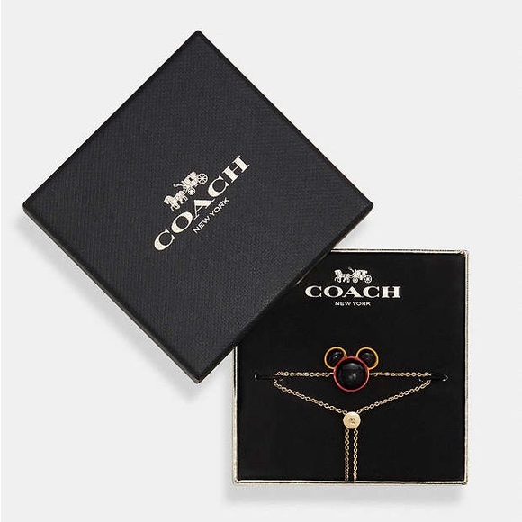 NWT COACH X DISNEY X KEITH HARING MICKEY MOUSE SLIDER BRACELET - Picture 2 of 15
